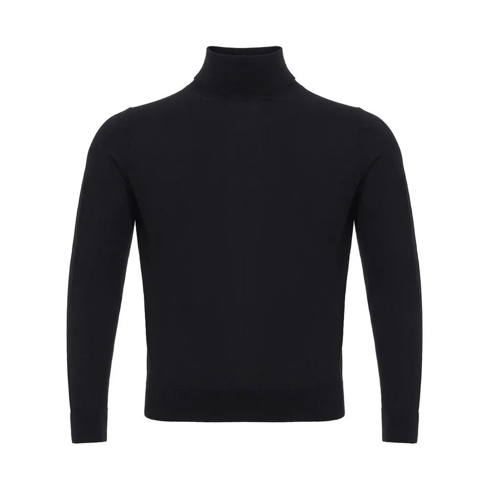 Italian Cashmere Luxury Black Sweater