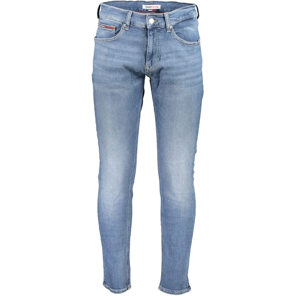 Tommy Hilfiger Men's Blue Cotton Jeans & Pant