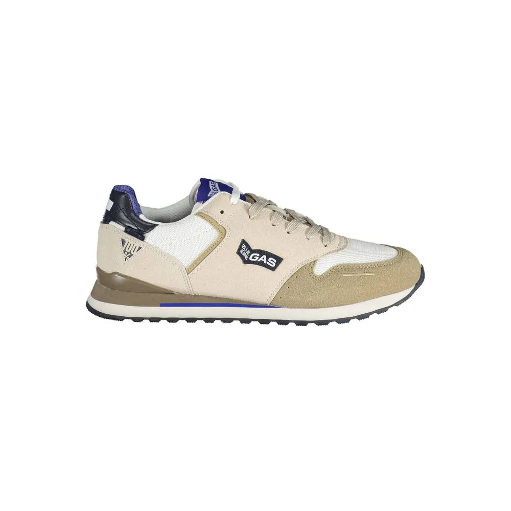 Gas Men's White Polyester Sneaker