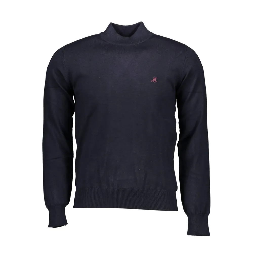 U.S. Grand Polo Men's Blue Nylon Sweater