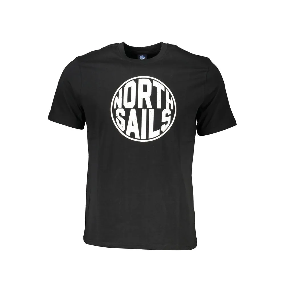 North Sails Men's Black Cotton T-Shirt