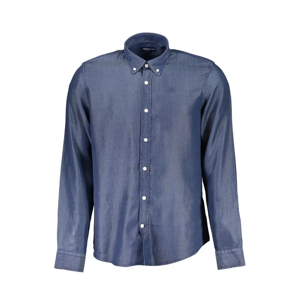 North Sails Men's Blue Lyocell Shirt