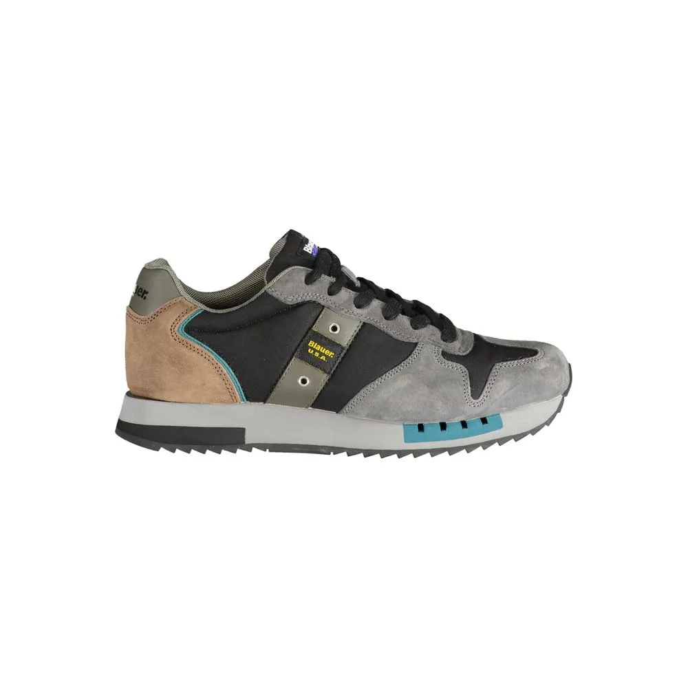 Blauer Men's Gray Polyester Sneaker