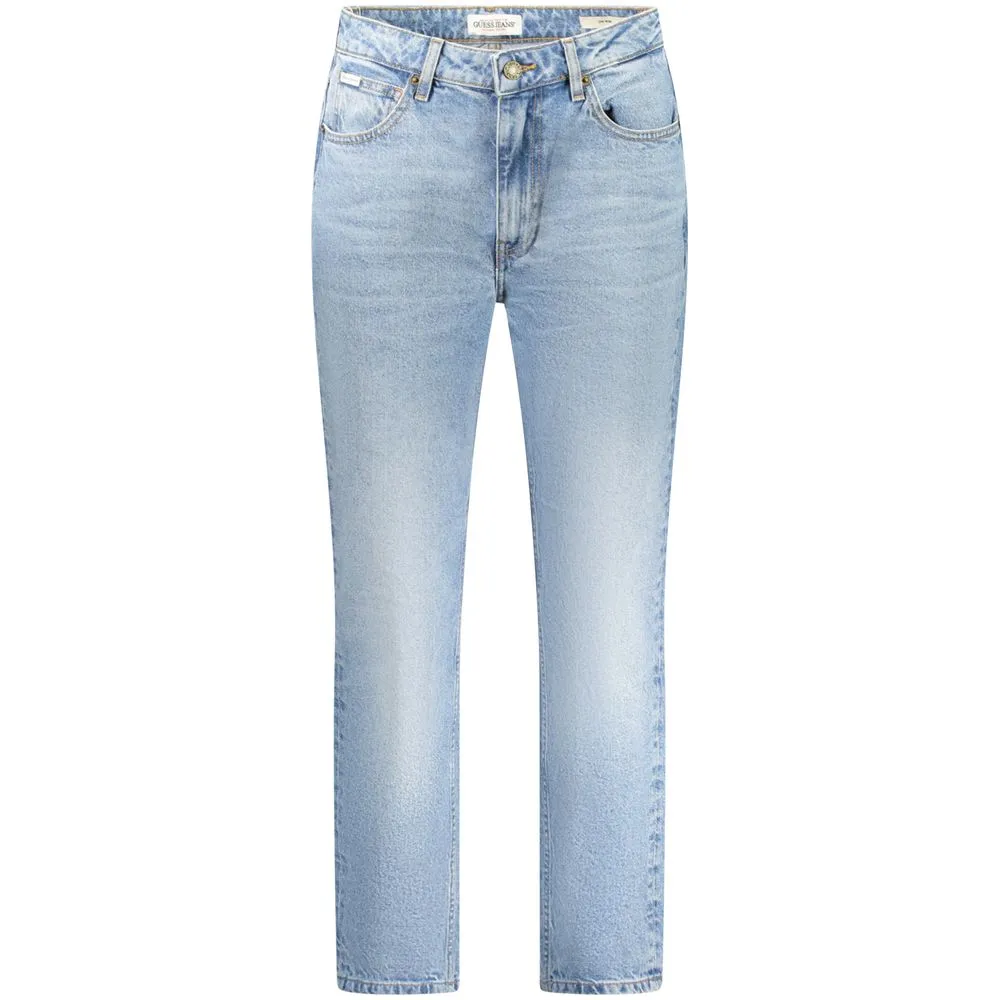 Guess Jeans Women's Light Blue Cotton Jeans & Pant
