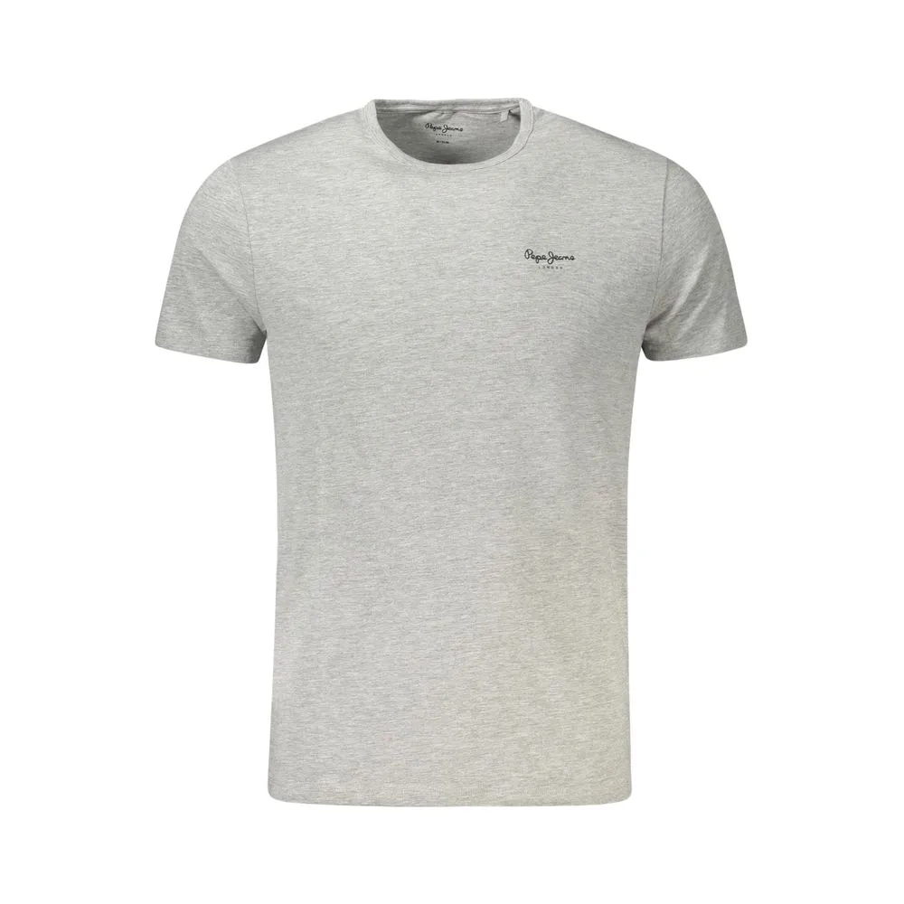 Pepe Jeans Men's Gray Cotton T-Shirt