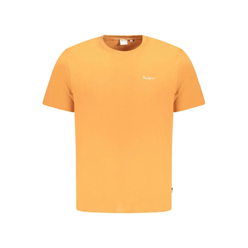 Pepe Jeans Men's Orange Cotton T-Shirt