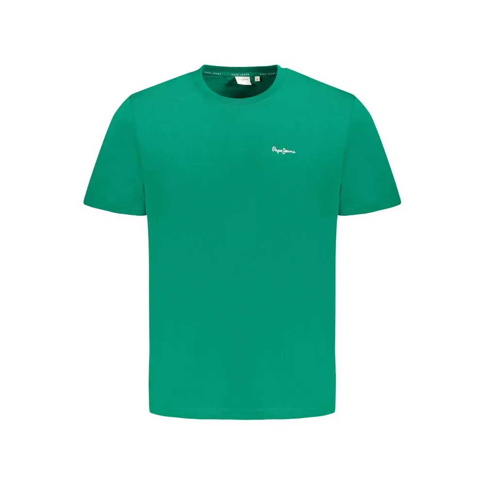 Pepe Jeans Men's Green Cotton T-Shirt