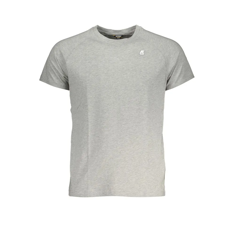 K-WAY Men's Gray Cotton T-Shirt