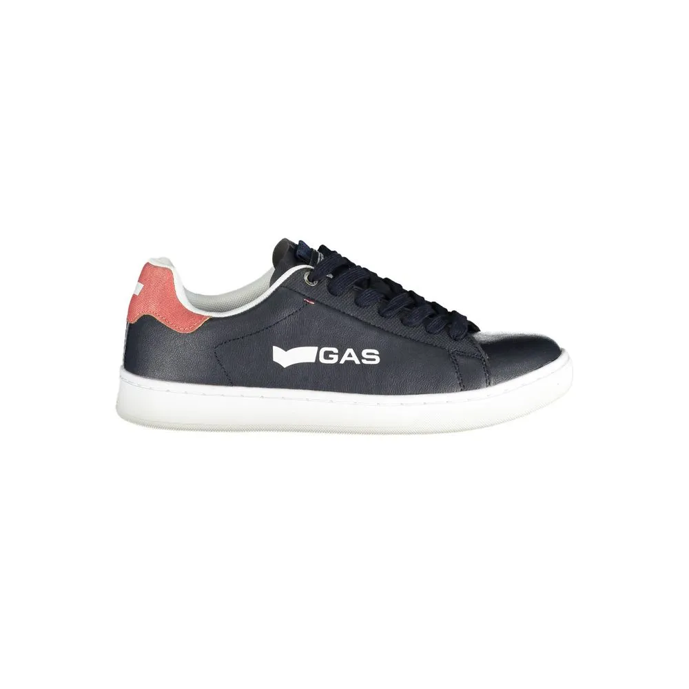 Gas Men's Blue Artificial Leather Sneaker