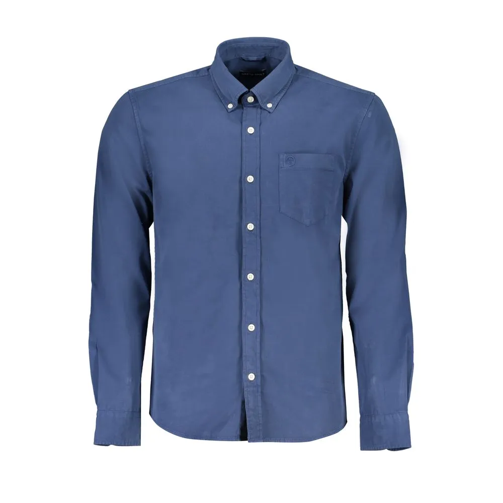 North Sails Men's Blue Cotton Shirt