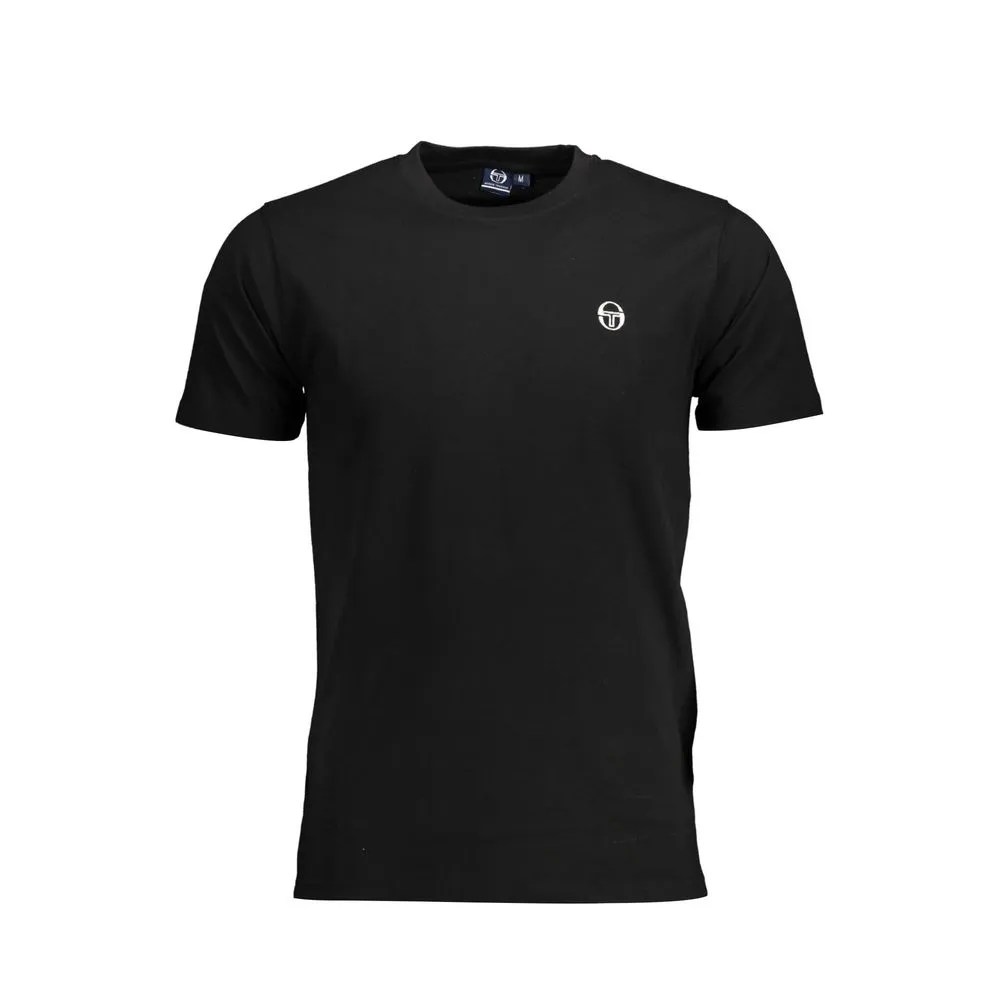 Sergio Tacchini Men's Black Cotton T-Shirt