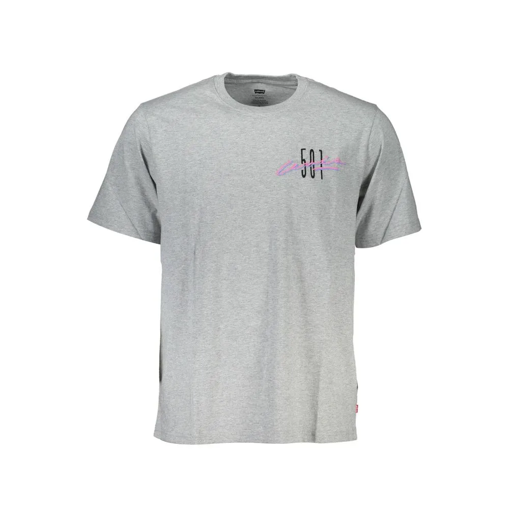 Levi's Men's Gray Cotton T-Shirt