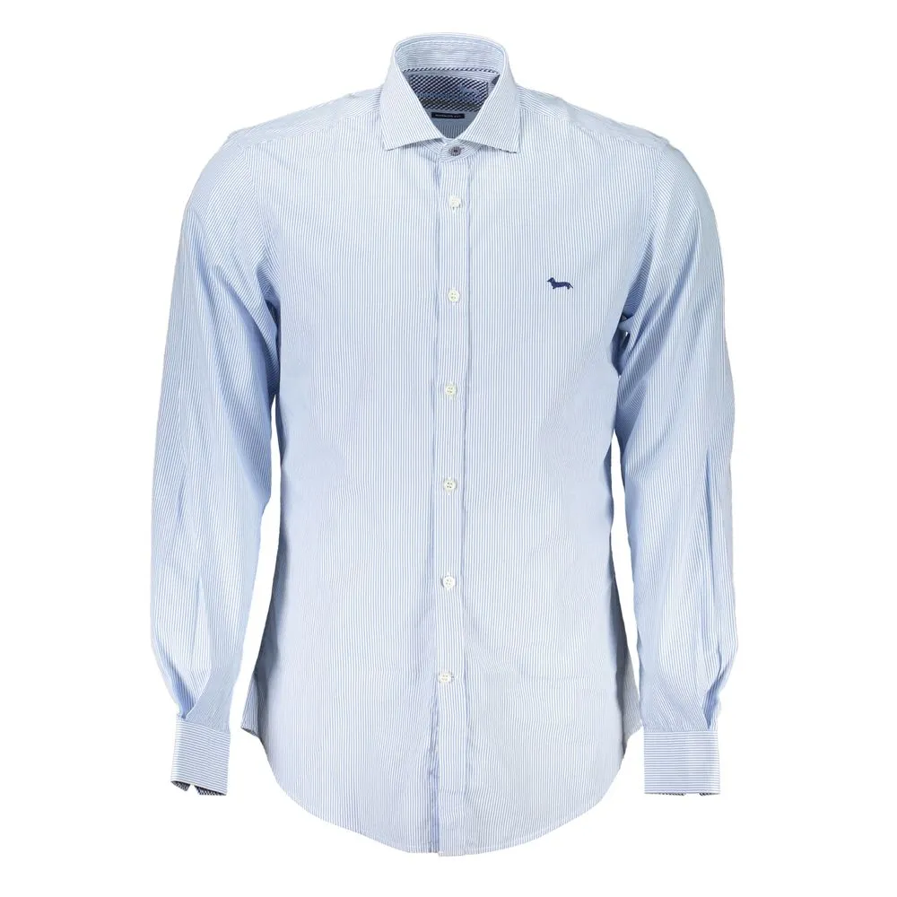 Harmont & Blaine Men's Chic Light Blue Organic Cotton Shirt
