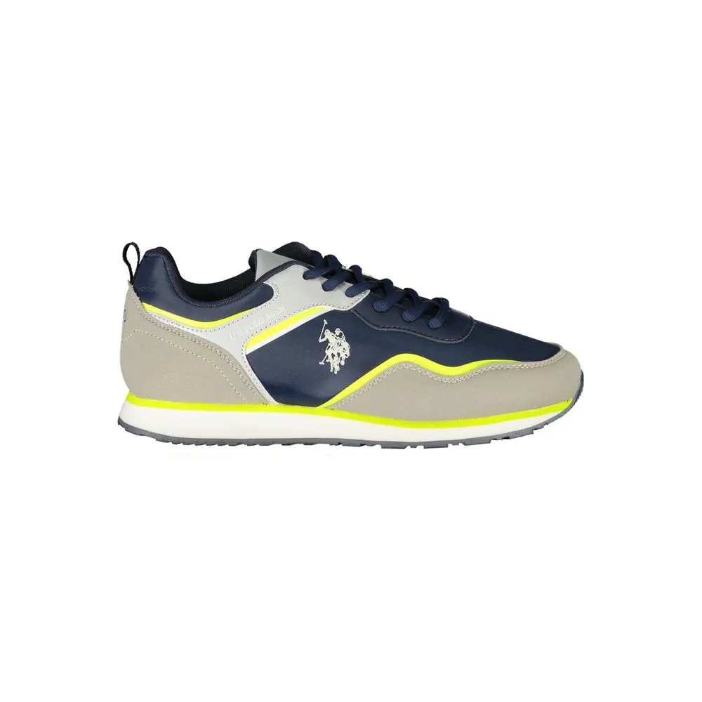 U.S. POLO ASSN. Women's Blue Polyester Sneaker