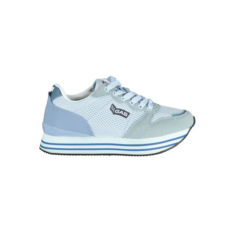 Gas Women's Light Blue Polyester Sneaker