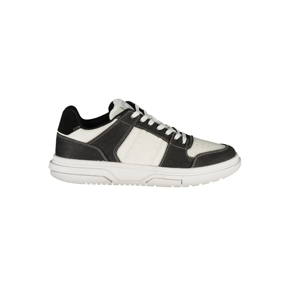 Tommy Hilfiger Men's Black Polyester Sneaker