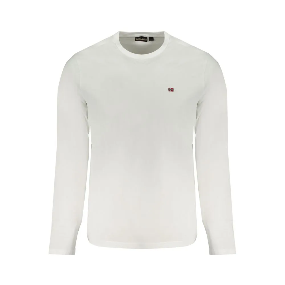 Napapijri Men's White Cotton T-Shirt