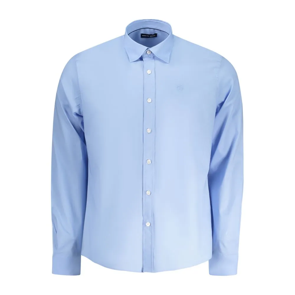 North Sails Light Blue Cotton Men Shirt