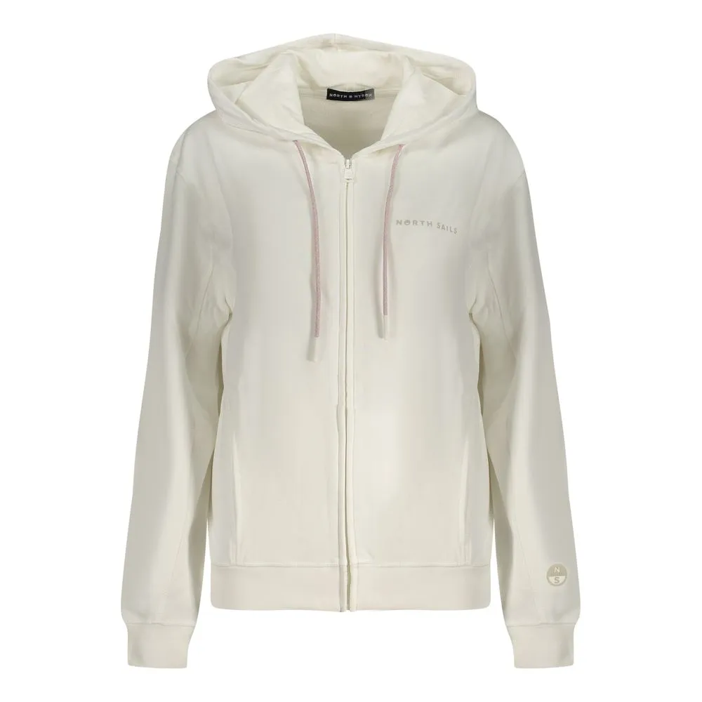 North Sails White Cotton Women Sweater