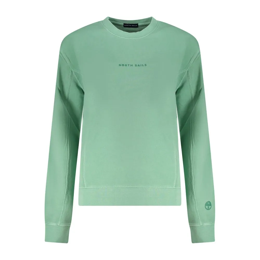 North Sails Green Cotton Women Sweater
