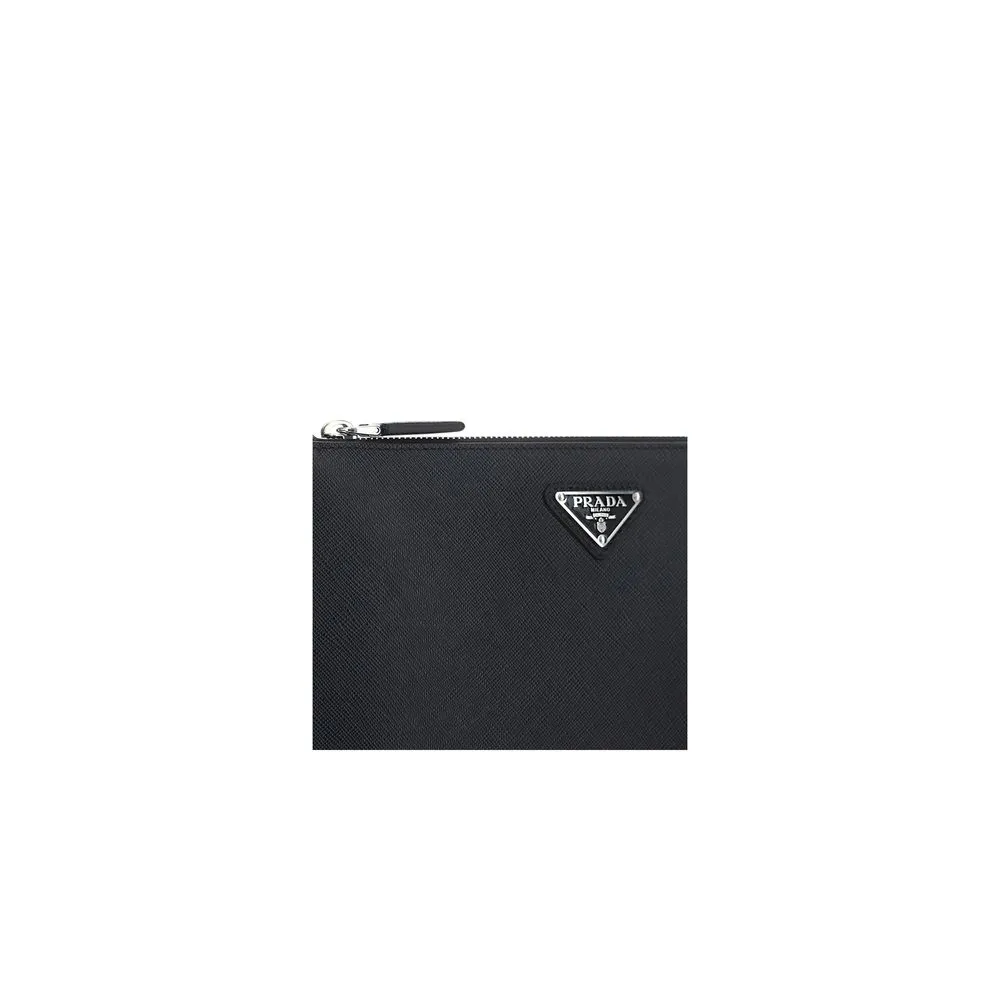 Prada Men's Logoed Pouch bag