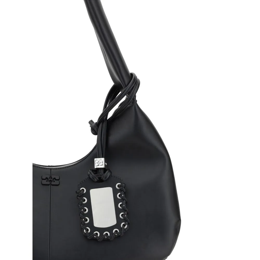 Ganni Women's Recycled leather Shoulder Bag