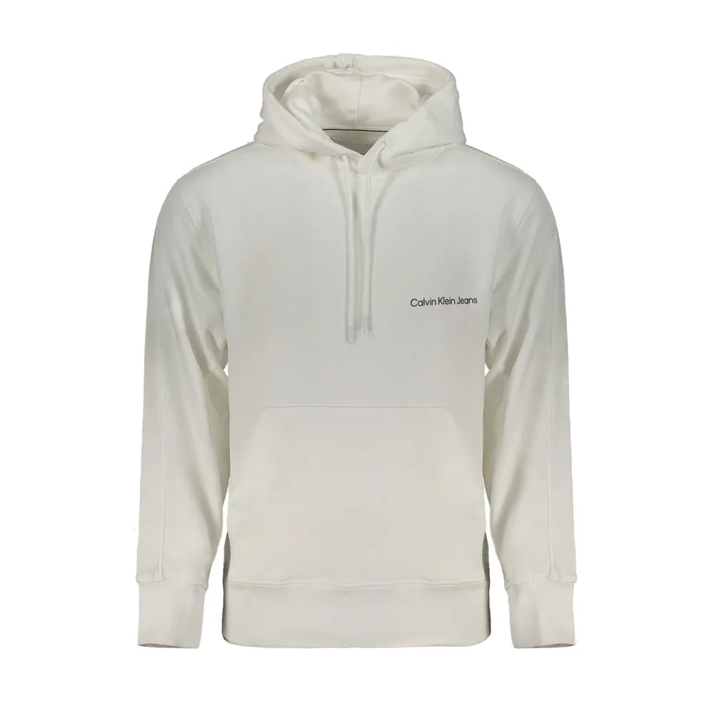 Calvin Klein Men's White Cotton Sweater