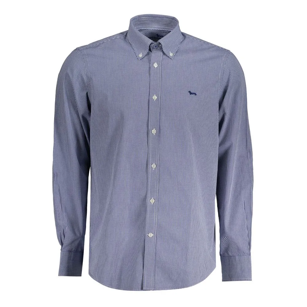 Harmont & Blaine Men's Blue Cotton Shirt