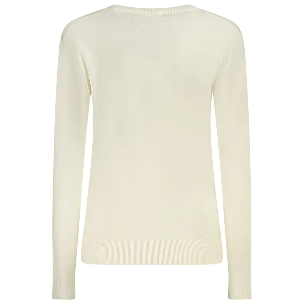 Guess Jeans Women's White Viscose Sweater