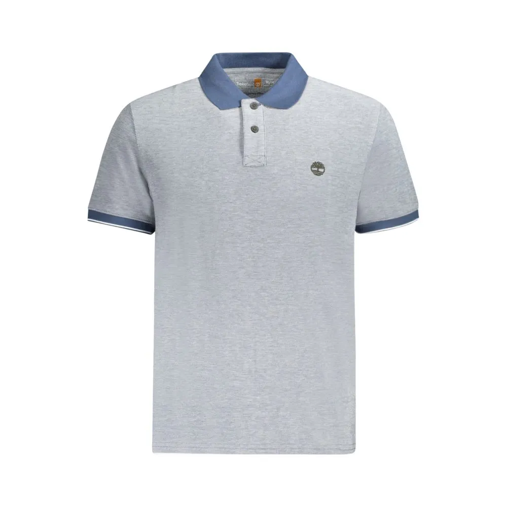 Timberland Men's Blue Cotton Polo Shirt
