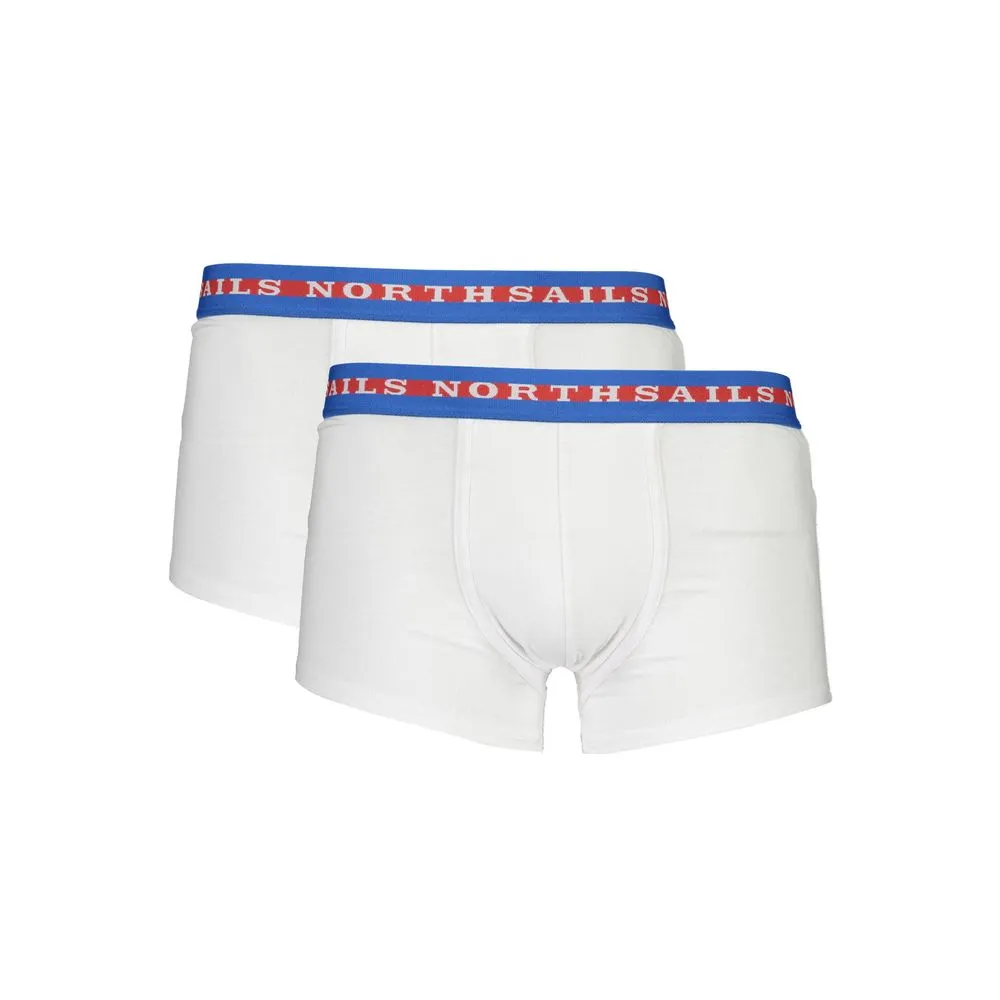 North Sails Men's White Cotton Underwear