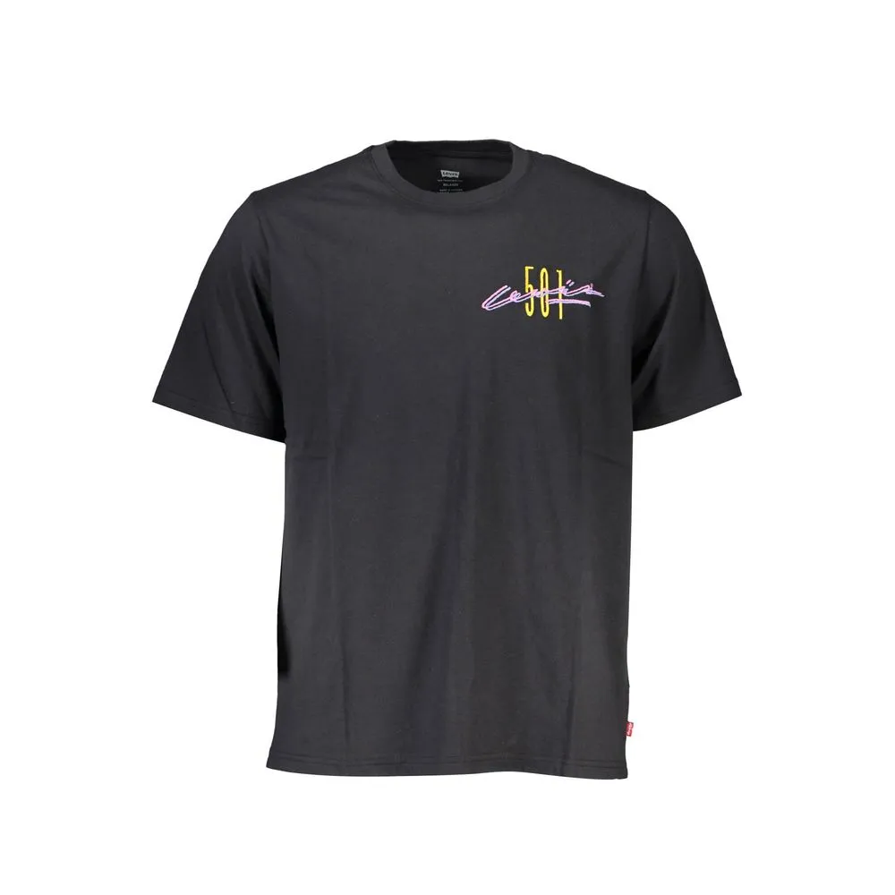 Levi's Men's Black Cotton T-Shirt