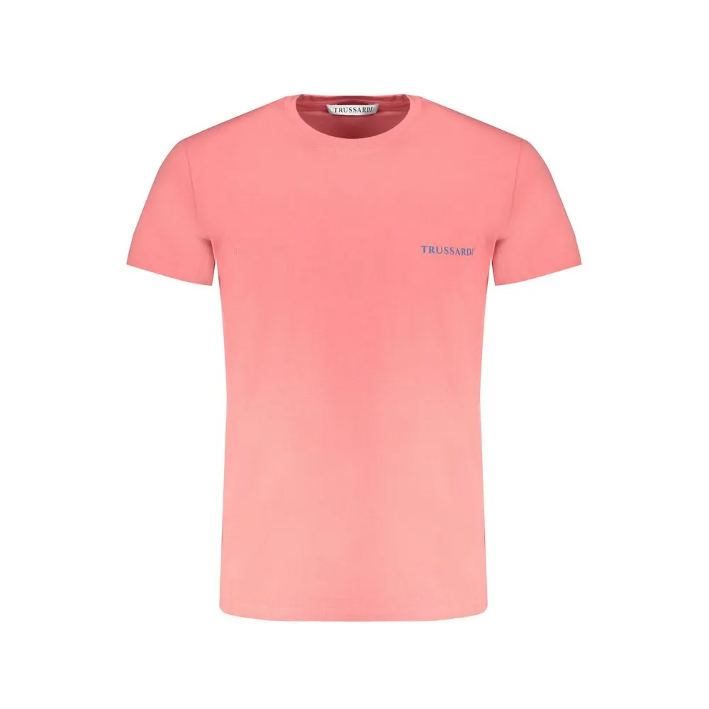 Trussardi Men's Pink Cotton T-Shirt