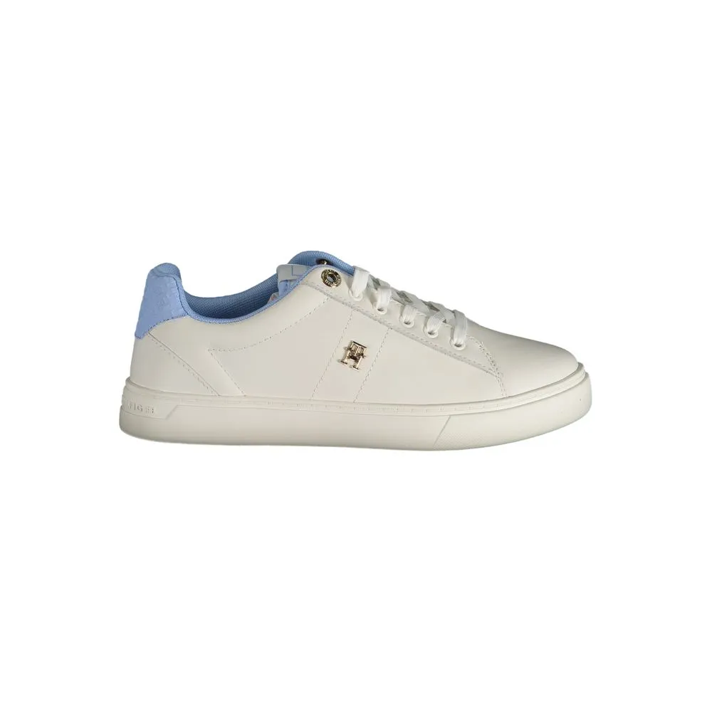 Tommy Hilfiger Women's Light Blue Polyester Sneaker