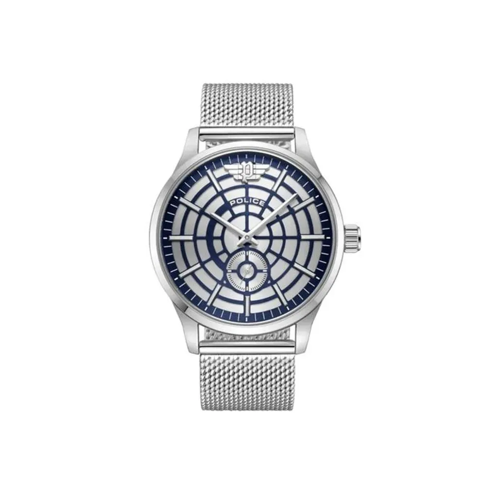 Police Men's Gray Stainless Steel Stainless Steel Watch
