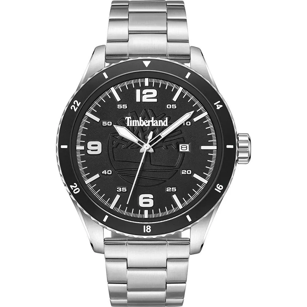 Timberland Men's Gray Stainless Steel Stainless Steel Watch