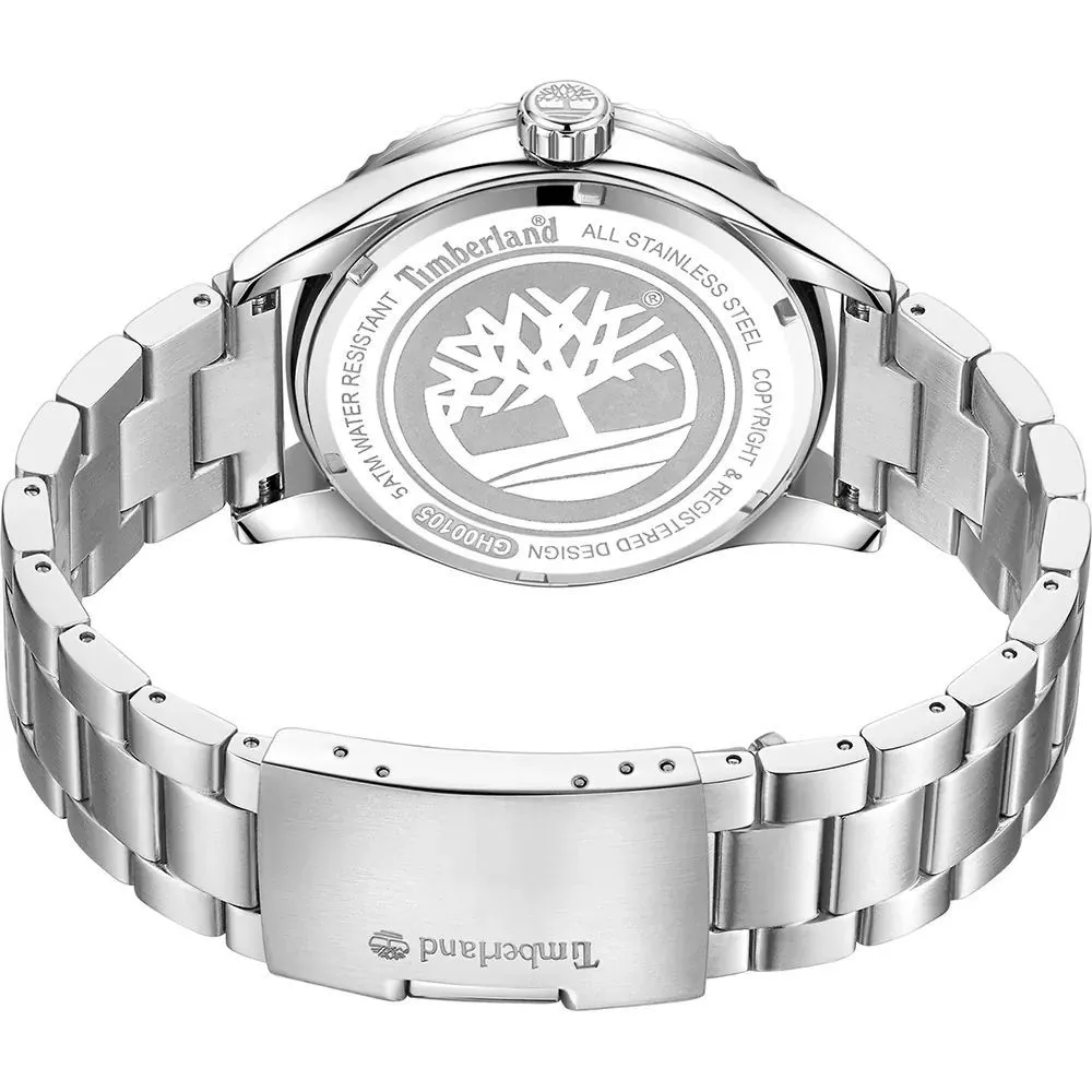 Timberland Men's Gray Stainless Steel Stainless Steel Watch