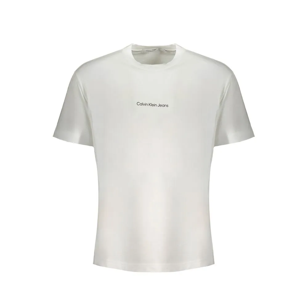 Calvin Klein Men's White Cotton T-Shirt