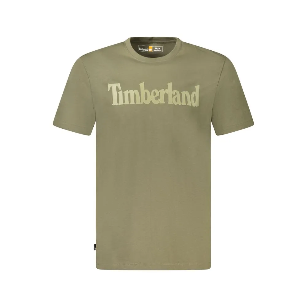 Timberland Men's Green Cotton T-Shirt