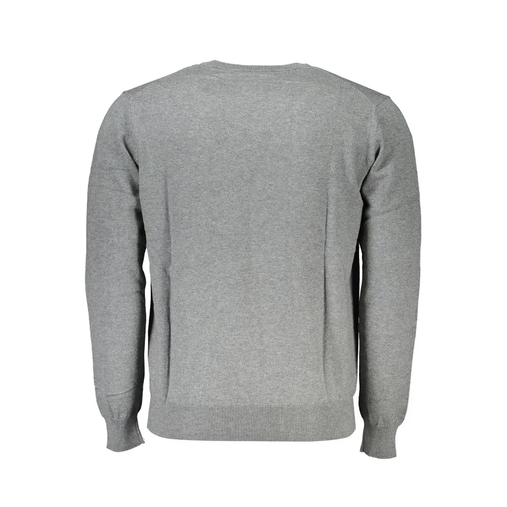 Harmont & Blaine Men's V-Neck Cotton Blend Sophisticated Sweater