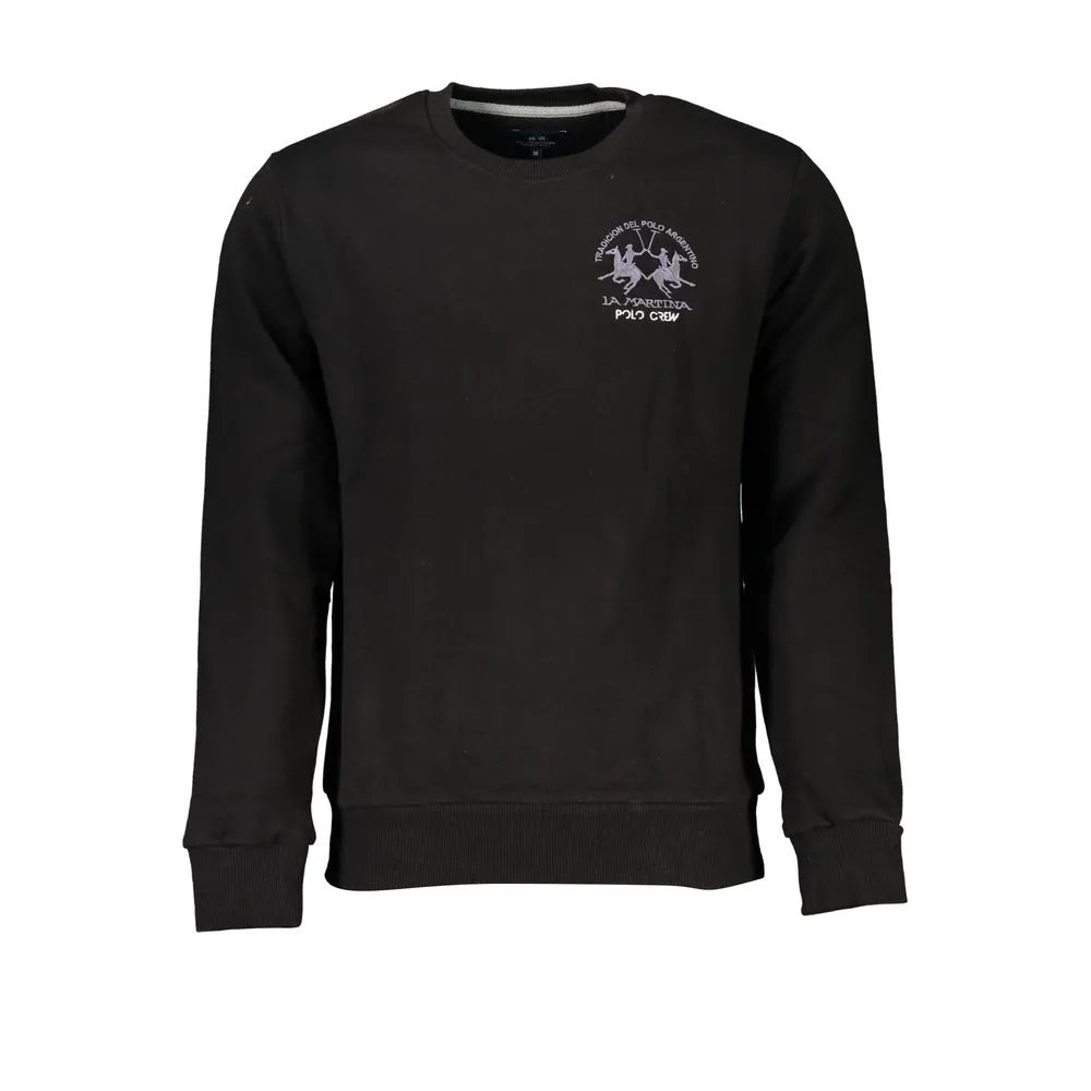 La Martina Men's Elegant Crew Neck Fleece Sweatshirt
