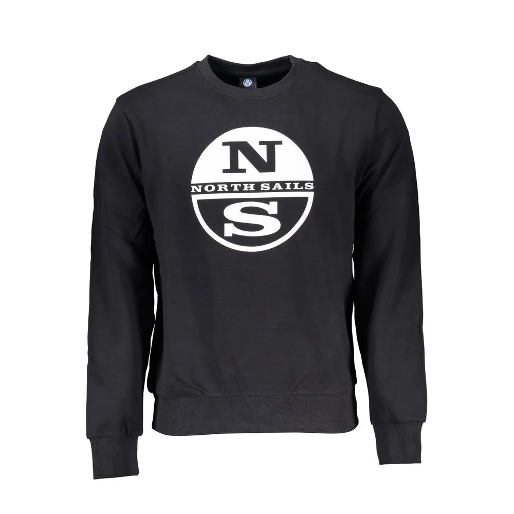 North Sails Men's Black Cotton Sweater