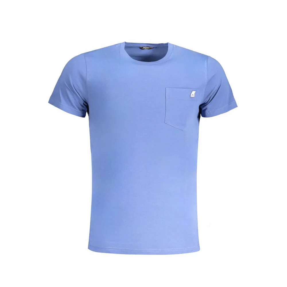 K-WAY Men's Blue Cotton T-Shirt