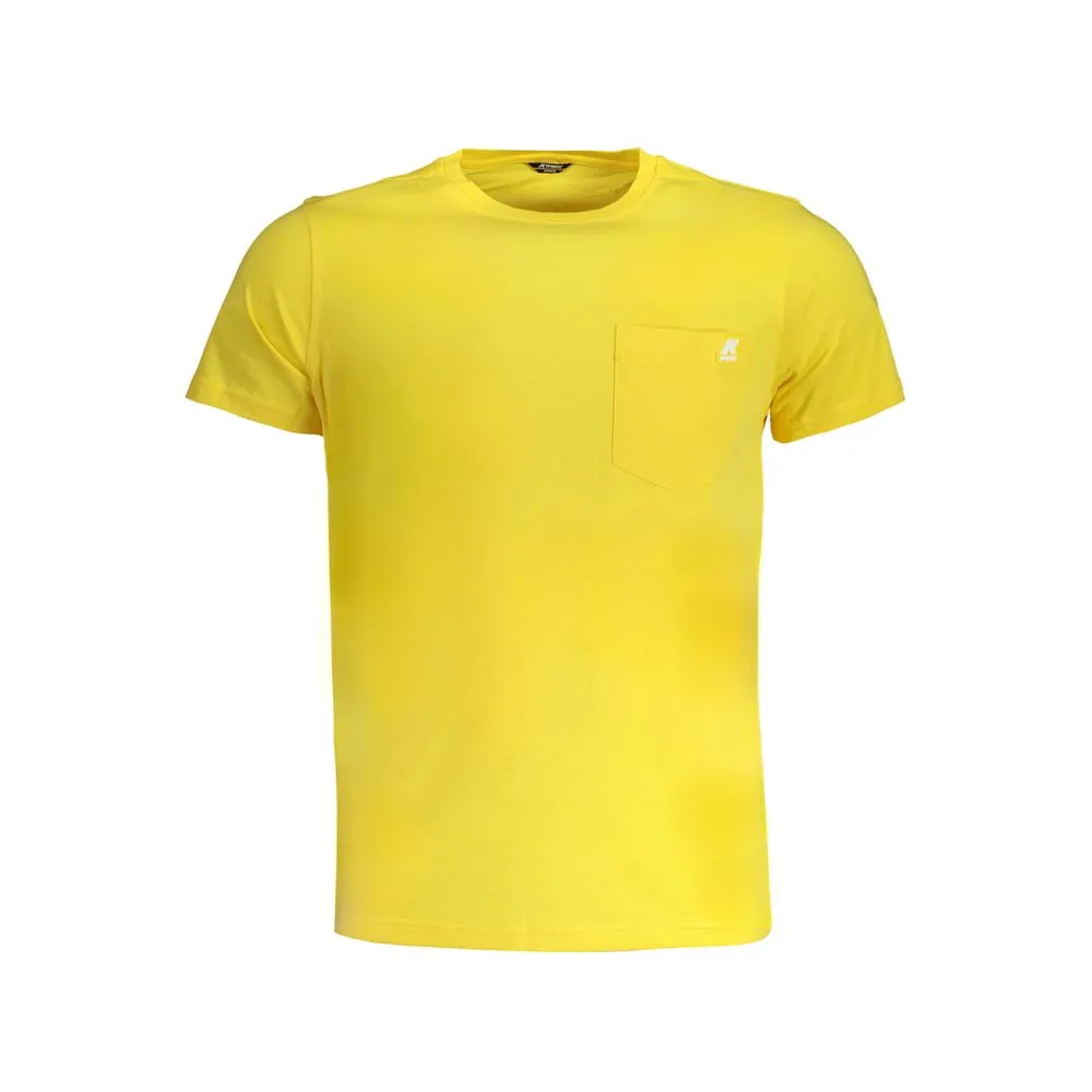 K-WAY Men's Yellow Cotton T-Shirt