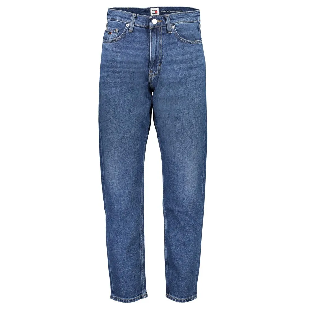 Tommy Hilfiger Men's Blue Cotton Jeans & Pant