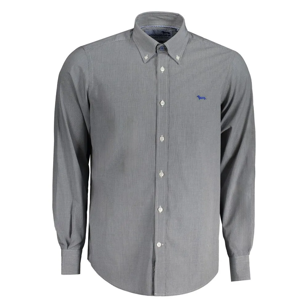 Harmont & Blaine Men's Blue Cotton Shirt