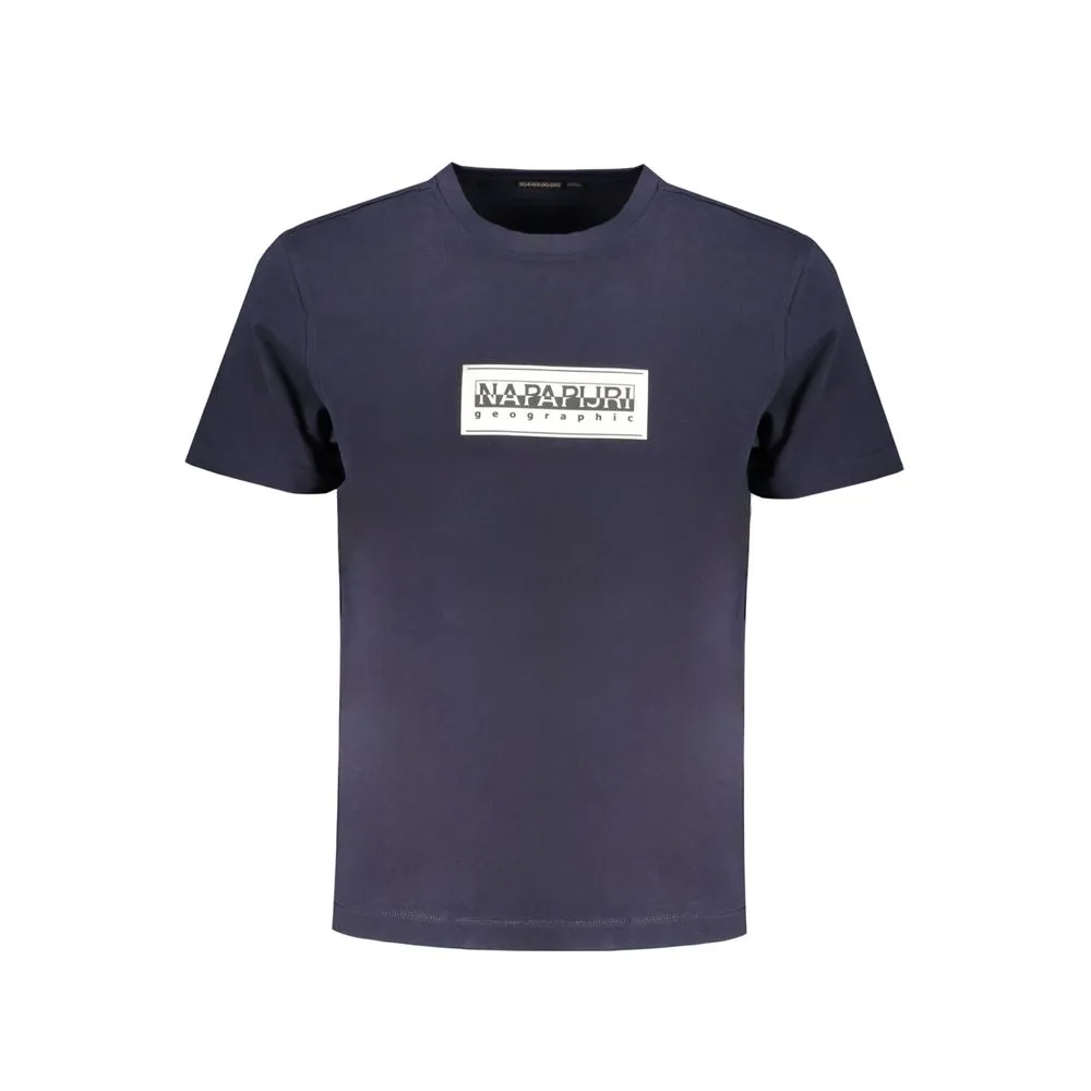 Napapijri Men's Blue Cotton T-Shirt
