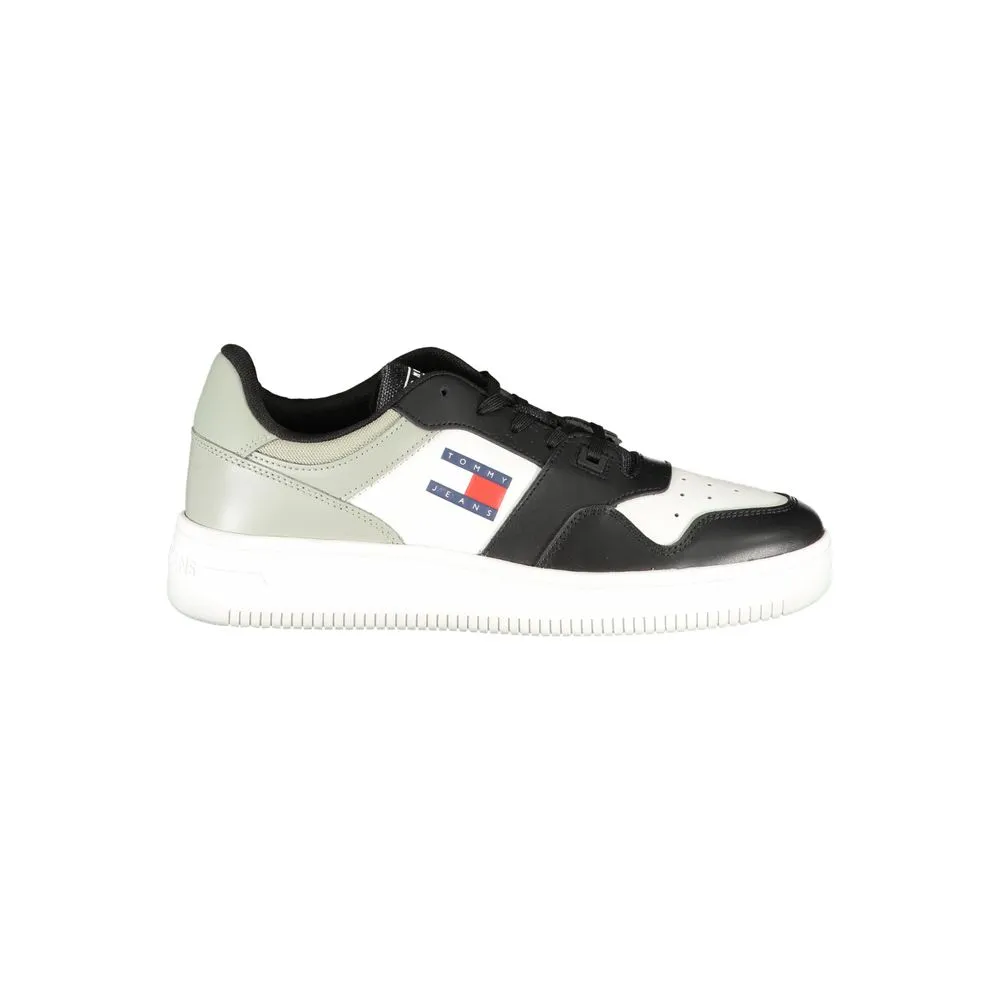 Tommy Hilfiger Men's Black Polyester Sneaker