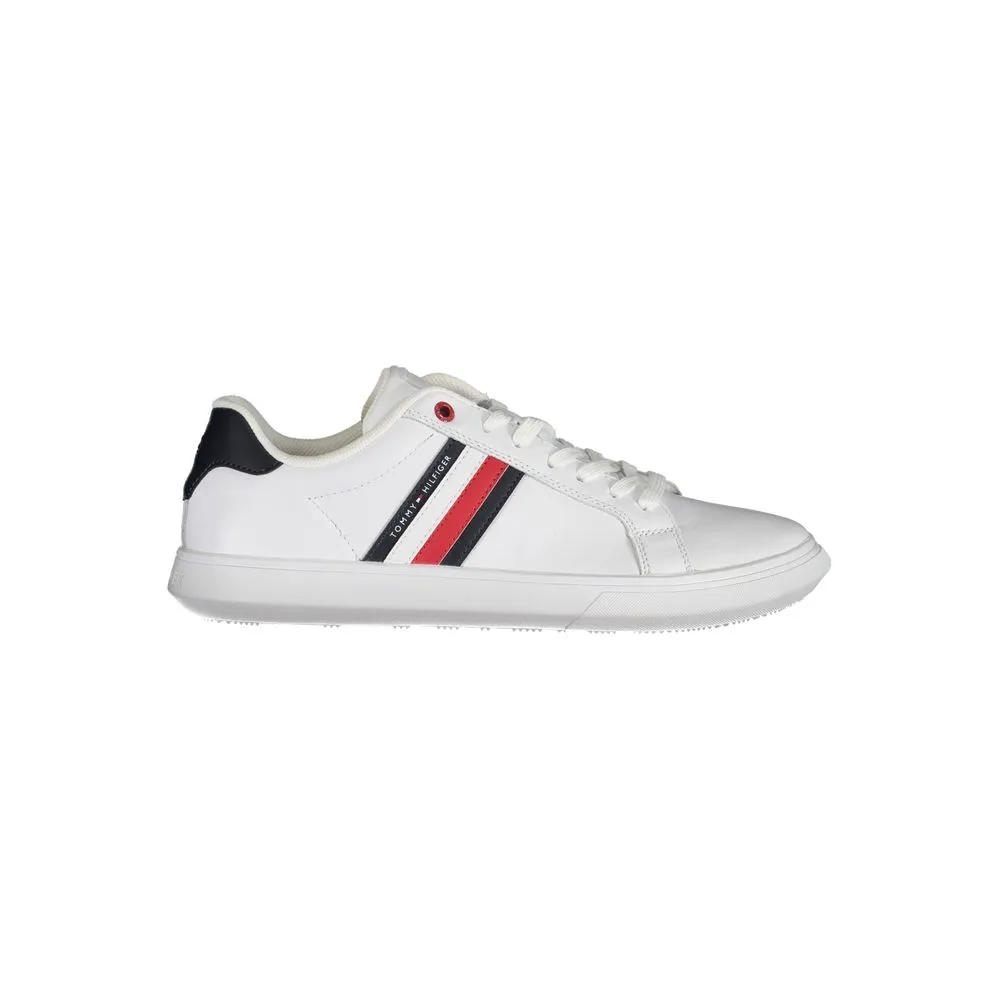 Tommy Hilfiger Men's Sleek Lace-Up Sneakers with Contrast Details
