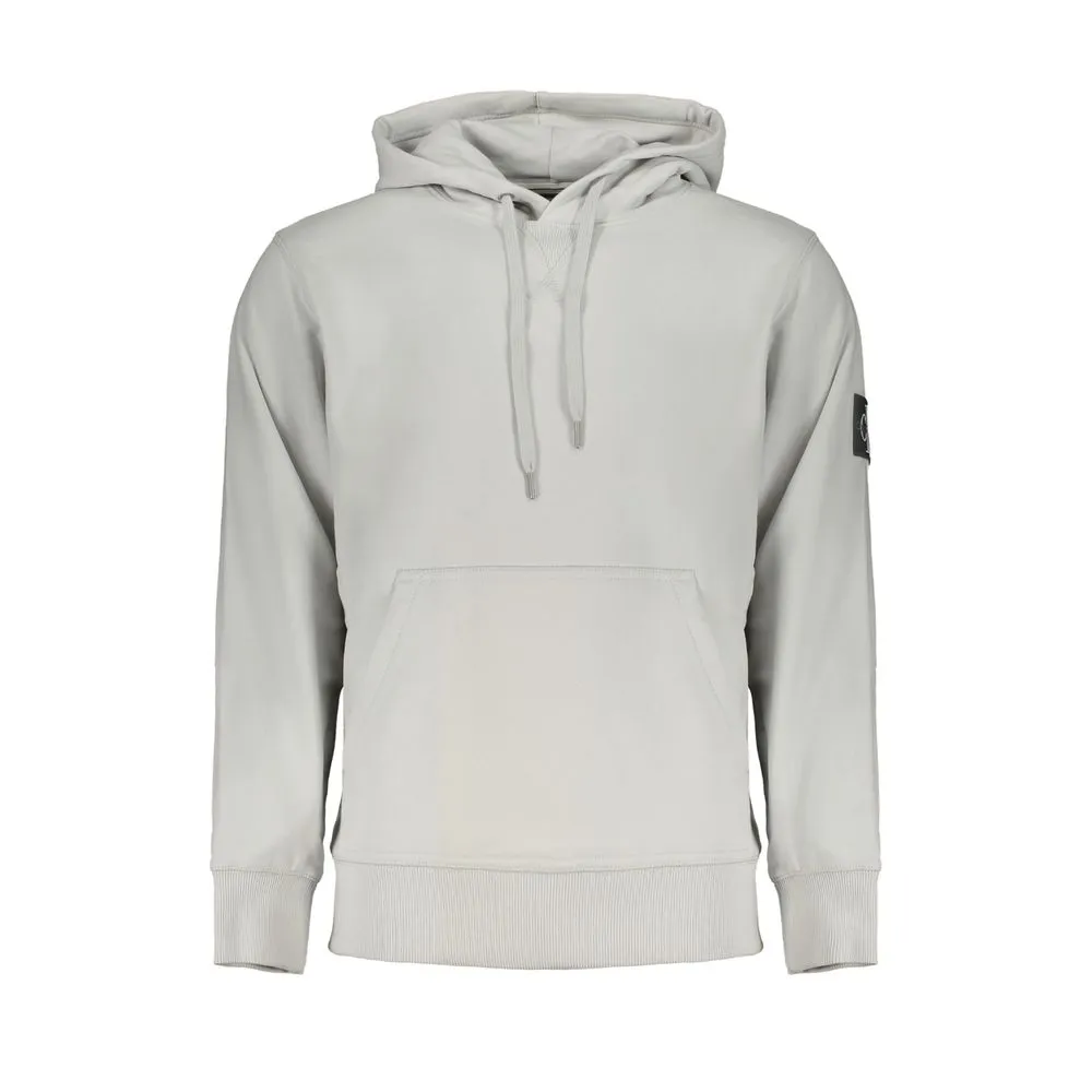 Calvin Klein Men's Gray Cotton Sweater